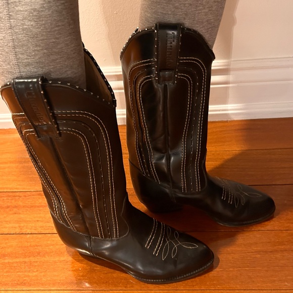 Leather Cowboy Boots by Thunder - Picture 10 of 14